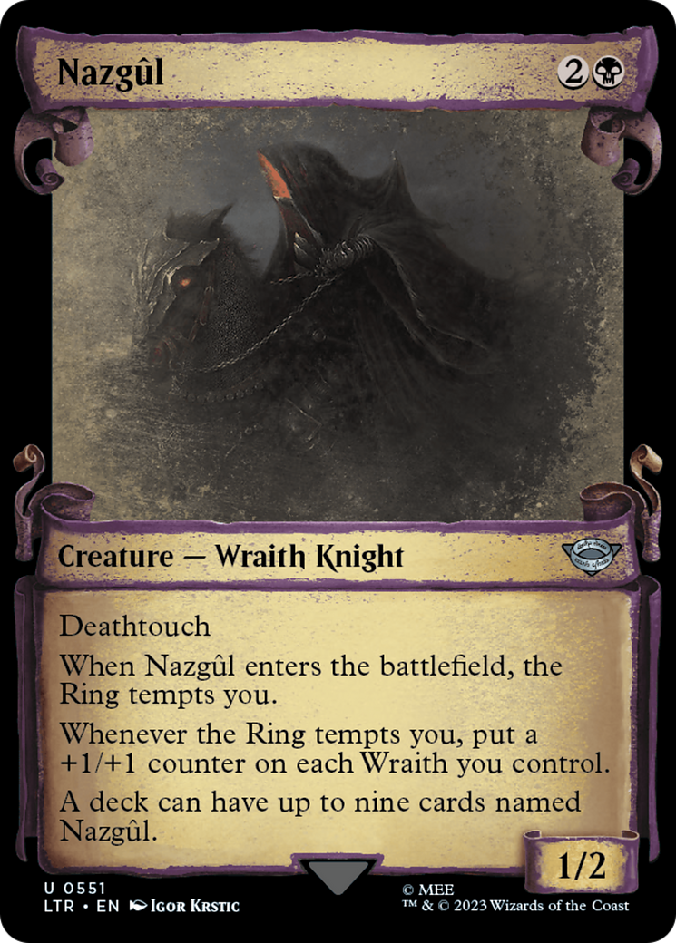 Nazgul (0551) [The Lord of the Rings: Tales of Middle-Earth Showcase Scrolls] | The Clever Kobold