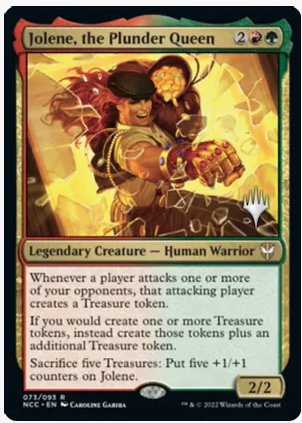 Jolene, the Plunder Queen (Promo Pack) [Streets of New Capenna Commander Promos] | The Clever Kobold