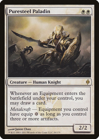 Puresteel Paladin [New Phyrexia] | The Clever Kobold