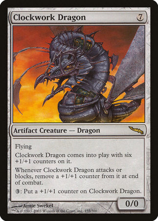 Clockwork Dragon [Mirrodin] | The Clever Kobold