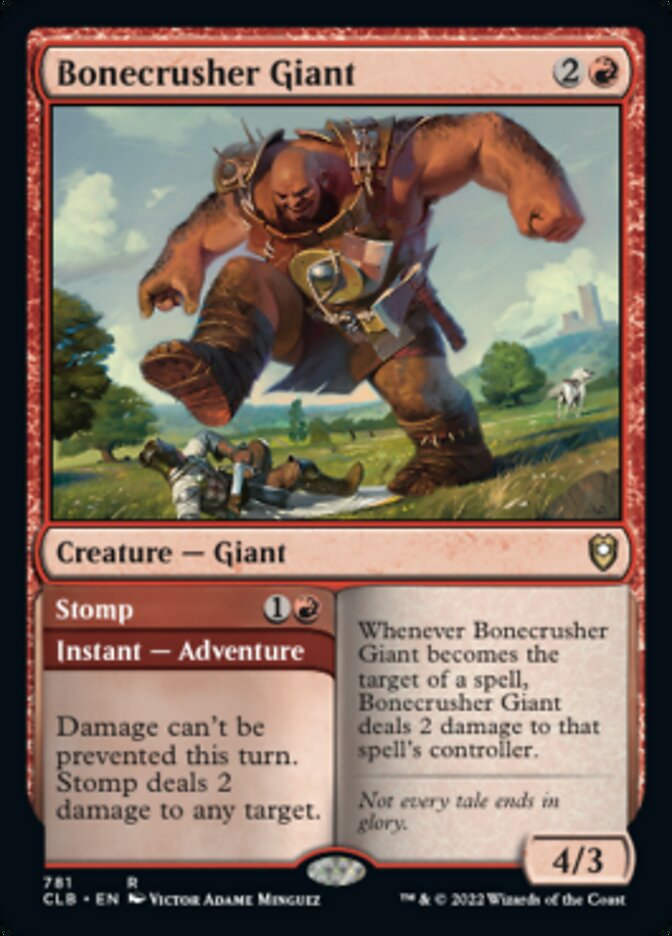 Bonecrusher Giant // Stomp [Commander Legends: Battle for Baldur's Gate] | The Clever Kobold