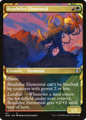 Brushfire Elemental (Showcase) [Zendikar Rising] | The Clever Kobold