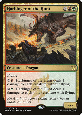 Harbinger of the Hunt [Dragons of Tarkir] | The Clever Kobold