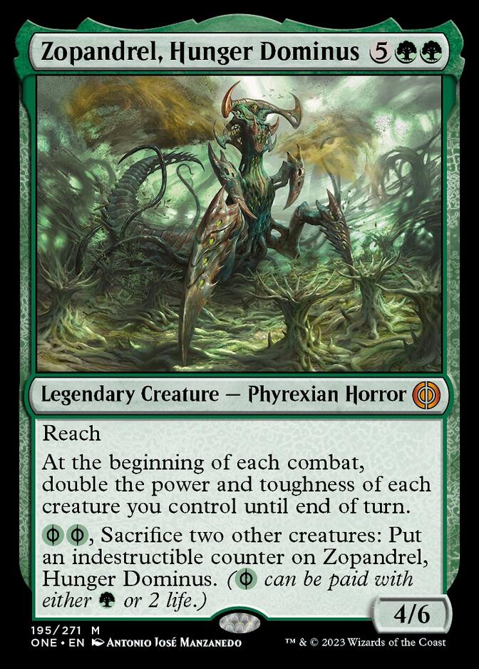 Zopandrel, Hunger Dominus [Phyrexia: All Will Be One] | The Clever Kobold