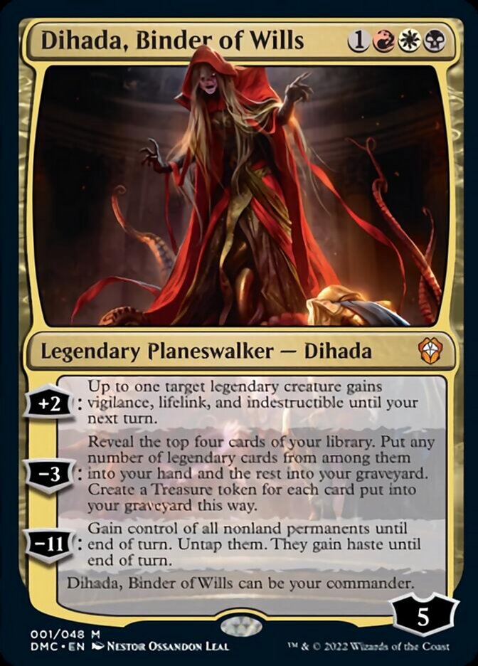 Dihada, Binder of Wills [Dominaria United Commander] | The Clever Kobold