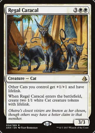 Regal Caracal [Amonkhet] | The Clever Kobold