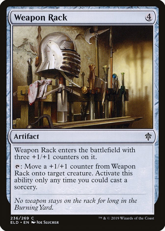 Weapon Rack [Throne of Eldraine] | The Clever Kobold