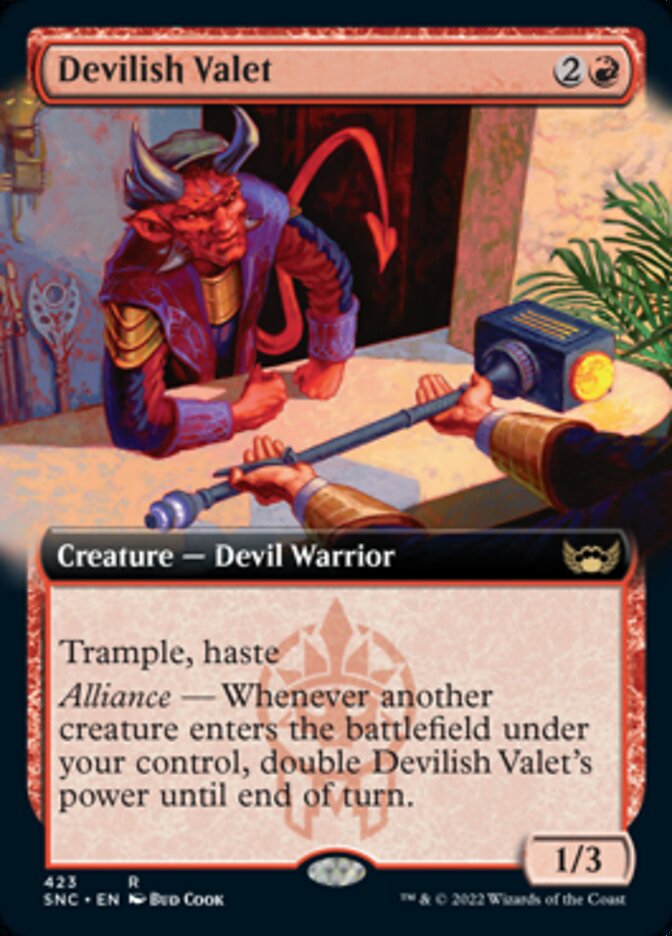 Devilish Valet (Extended Art) [Streets of New Capenna] | The Clever Kobold