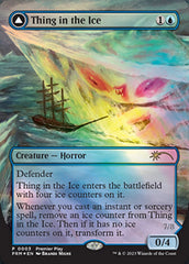 Thing in the Ice // Awoken Horror (Borderless Alternate Art) [Regional Championship Qualifiers 2023] | The Clever Kobold