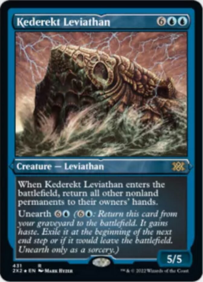 Kederekt Leviathan (Foil Etched) [Double Masters 2022] | The Clever Kobold