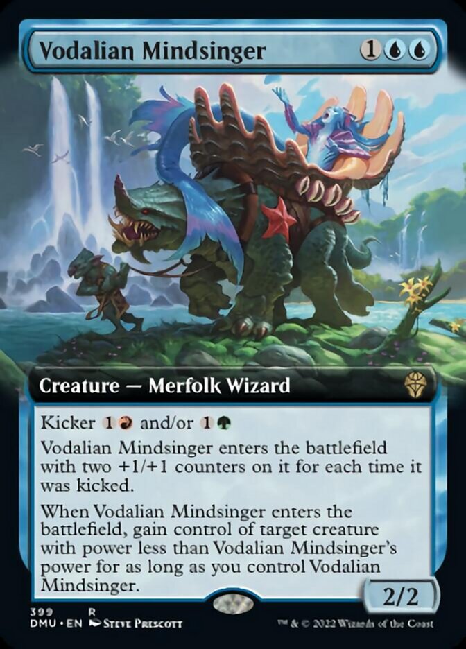 Vodalian Mindsinger (Extended Art) [Dominaria United] | The Clever Kobold