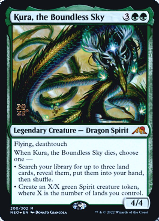 Kura, the Boundless Sky [Kamigawa: Neon Dynasty Prerelease Promos] | The Clever Kobold