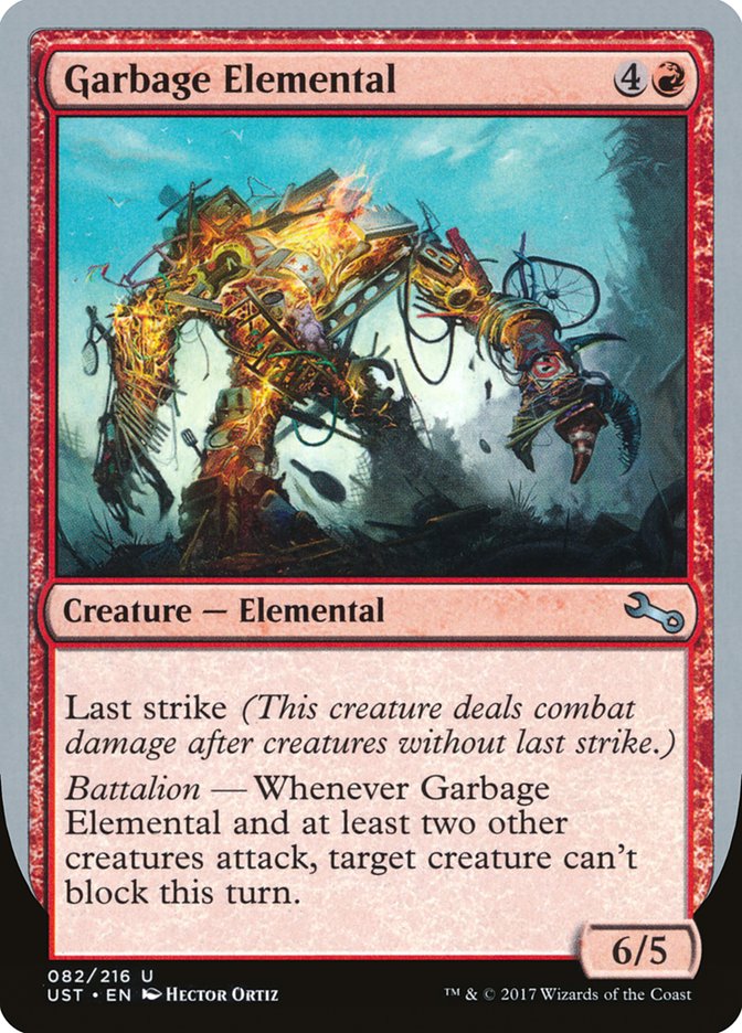 Garbage Elemental (6/5 Creature) [Unstable] | The Clever Kobold