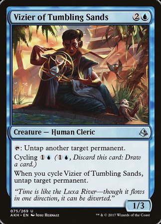 Vizier of Tumbling Sands [Amonkhet] | The Clever Kobold