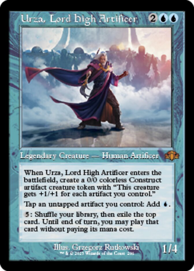 Urza, Lord High Artificer (Retro) [Dominaria Remastered] | The Clever Kobold