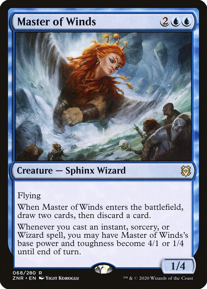 Master of Winds [Zendikar Rising] | The Clever Kobold