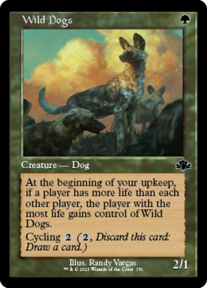 Wild Dogs (Retro) [Dominaria Remastered] | The Clever Kobold
