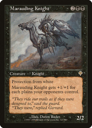 Marauding Knight [Invasion] | The Clever Kobold