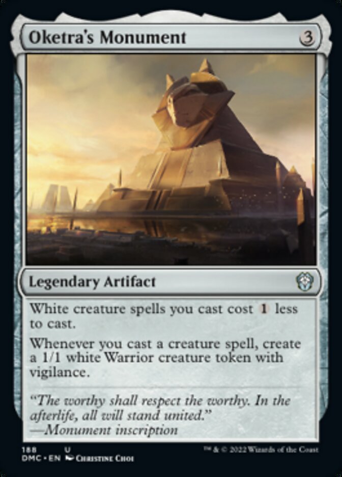 Oketra's Monument [Dominaria United Commander] | The Clever Kobold