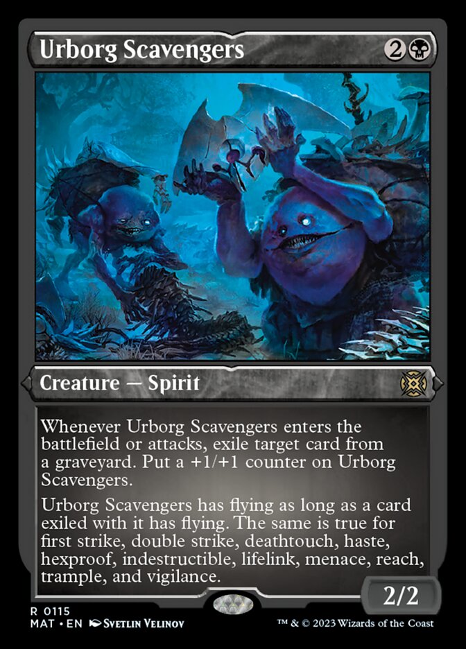 Urborg Scavengers (Foil Etched) [March of the Machine: The Aftermath] | The Clever Kobold