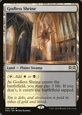 Godless Shrine [Ravnica Allegiance] | The Clever Kobold