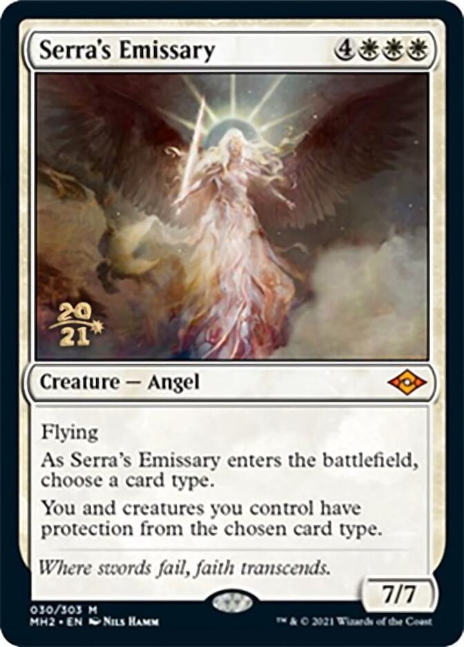 Serra's Emissary [Modern Horizons 2 Prerelease Promos] | The Clever Kobold