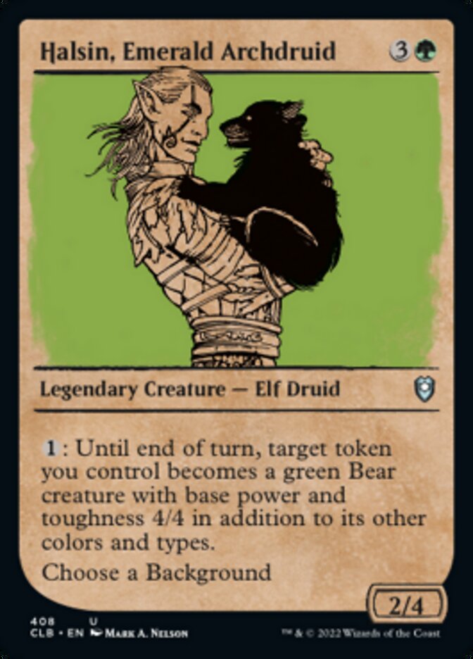 Halsin, Emerald Archdruid (Showcase) [Commander Legends: Battle for Baldur's Gate] | The Clever Kobold