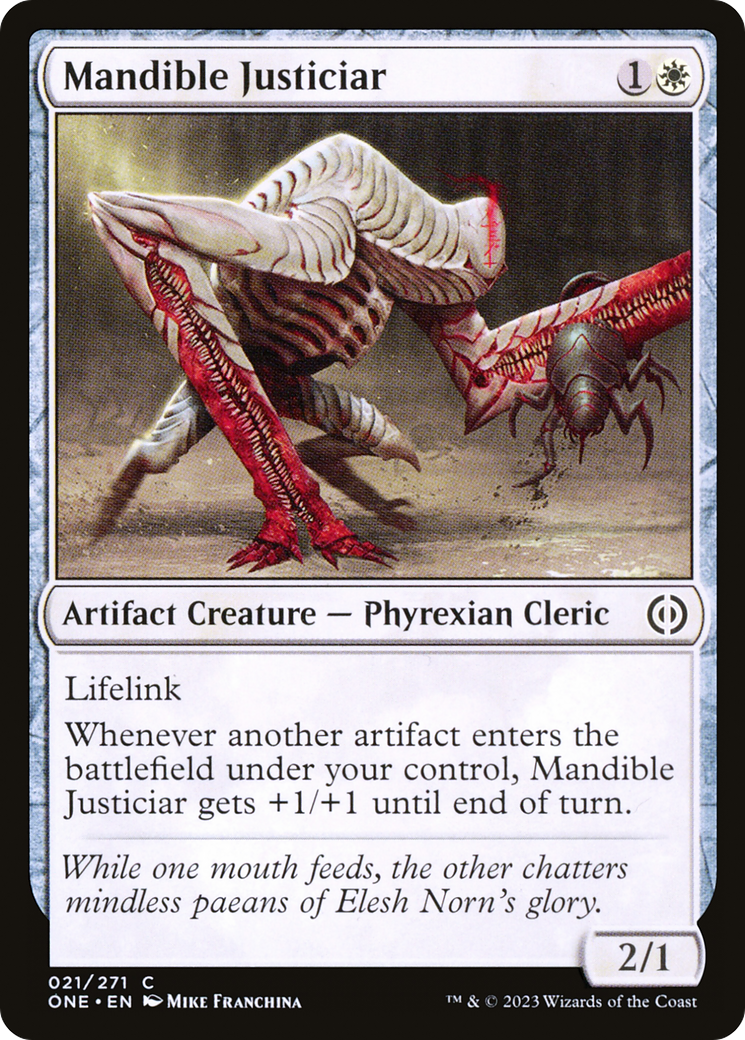 Mandible Justiciar [Phyrexia: All Will Be One] | The Clever Kobold