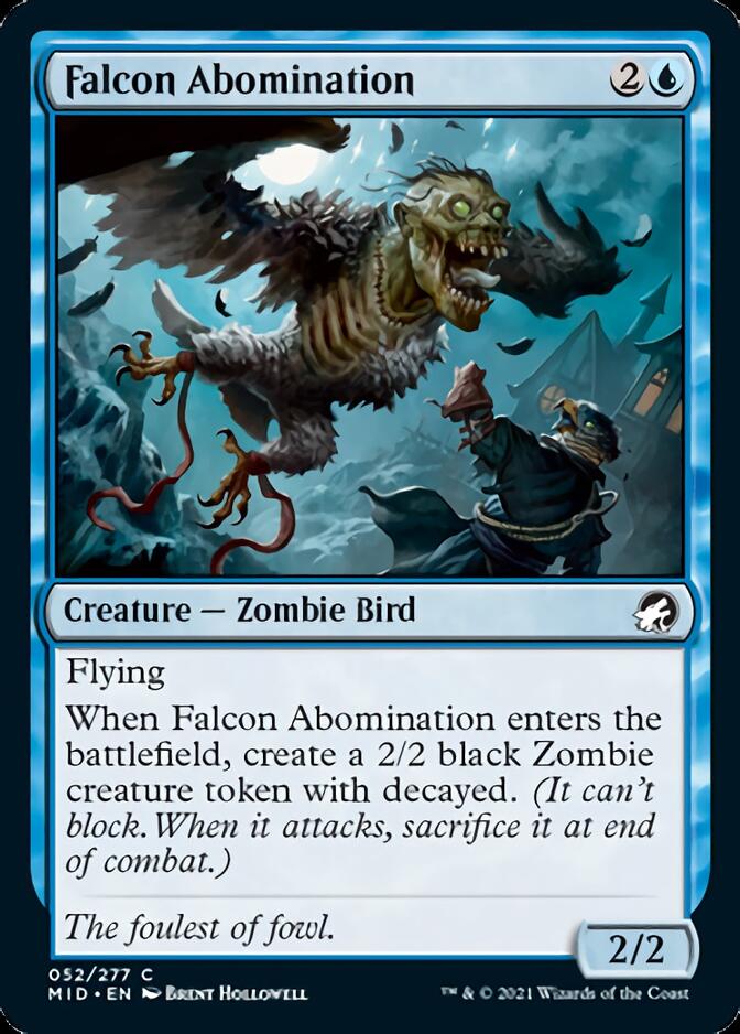 Falcon Abomination [Innistrad: Midnight Hunt] | The Clever Kobold