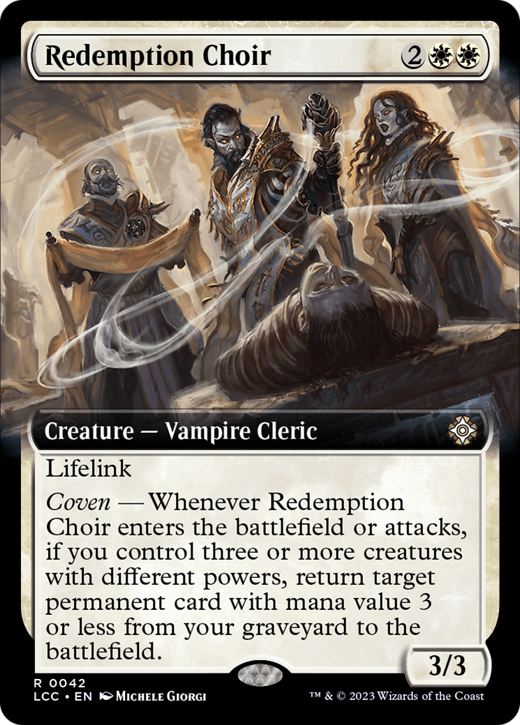 Redemption Choir (Extended Art) [The Lost Caverns of Ixalan Commander] | The Clever Kobold