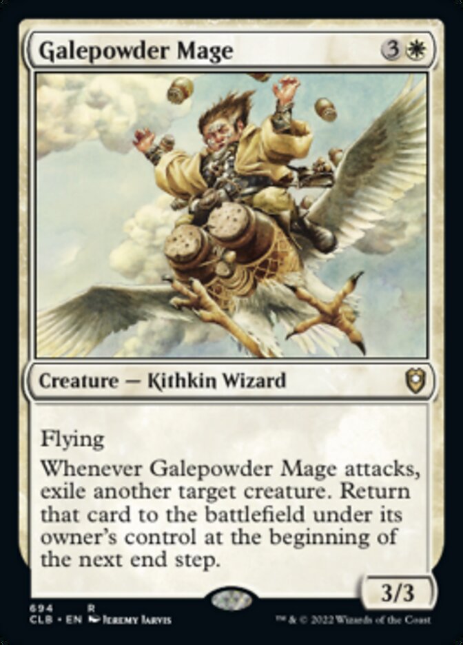 Galepowder Mage [Commander Legends: Battle for Baldur's Gate] | The Clever Kobold