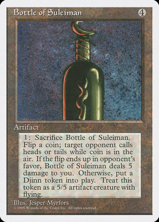 Bottle of Suleiman [Fourth Edition] | The Clever Kobold