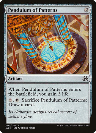 Pendulum of Patterns [Aether Revolt] | The Clever Kobold