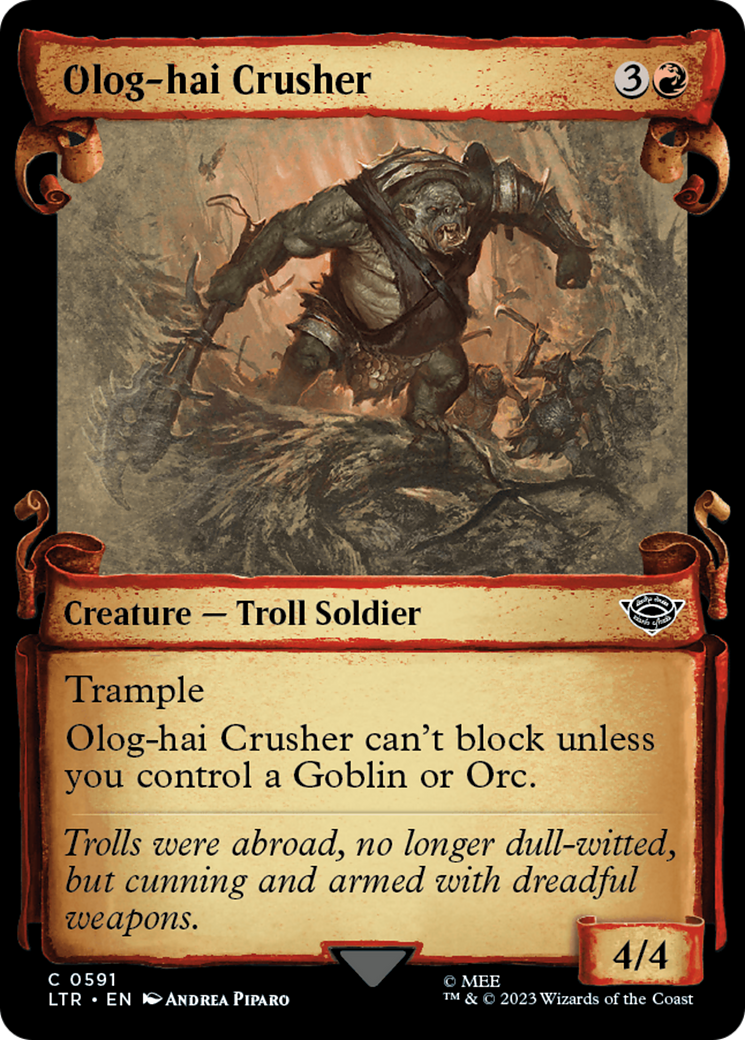 Olog-Hai Crusher [The Lord of the Rings: Tales of Middle-Earth Showcase Scrolls] | The Clever Kobold