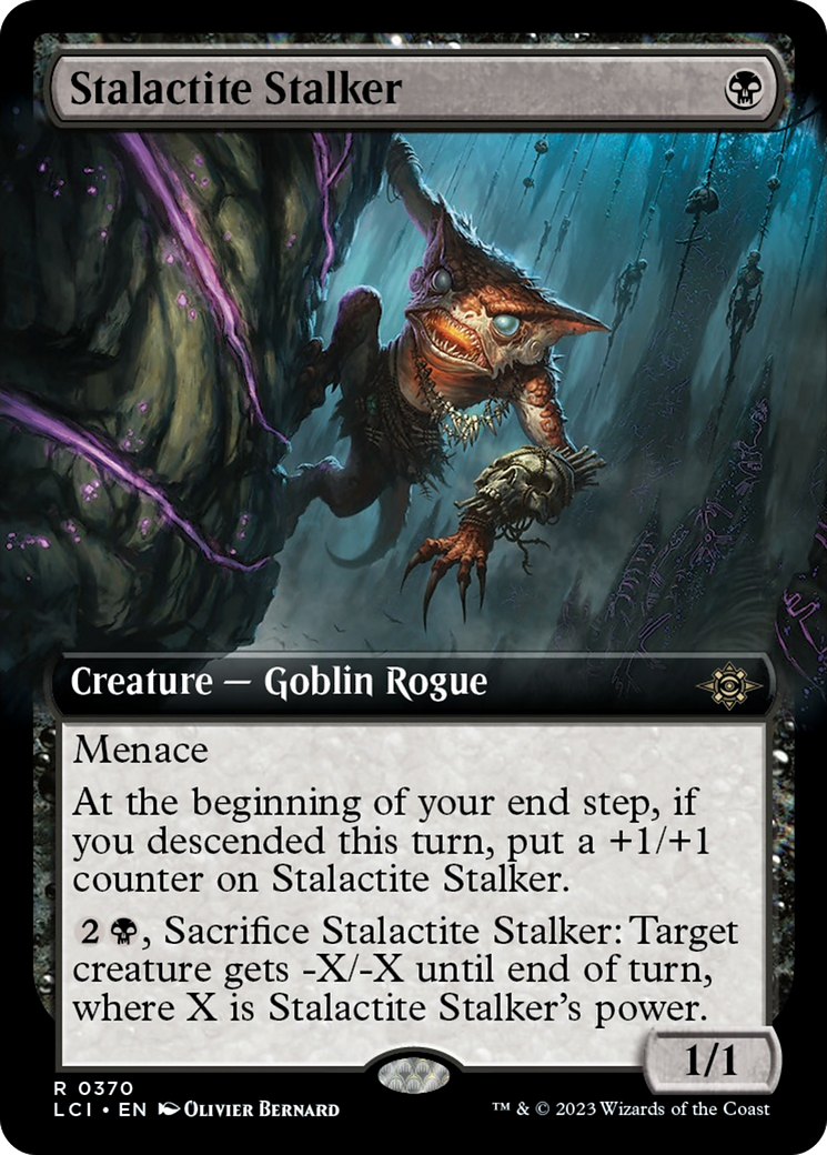 Stalactite Stalker (Extended Art) [The Lost Caverns of Ixalan] | The Clever Kobold