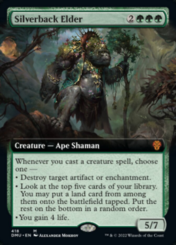 Silverback Elder (Extended Art) [Dominaria United] | The Clever Kobold