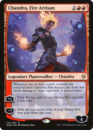 Chandra, Fire Artisan [War of the Spark] | The Clever Kobold