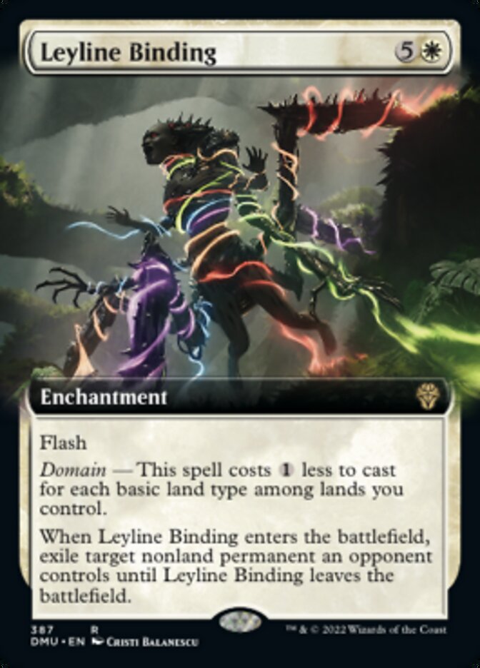 Leyline Binding (Extended Art) [Dominaria United] | The Clever Kobold