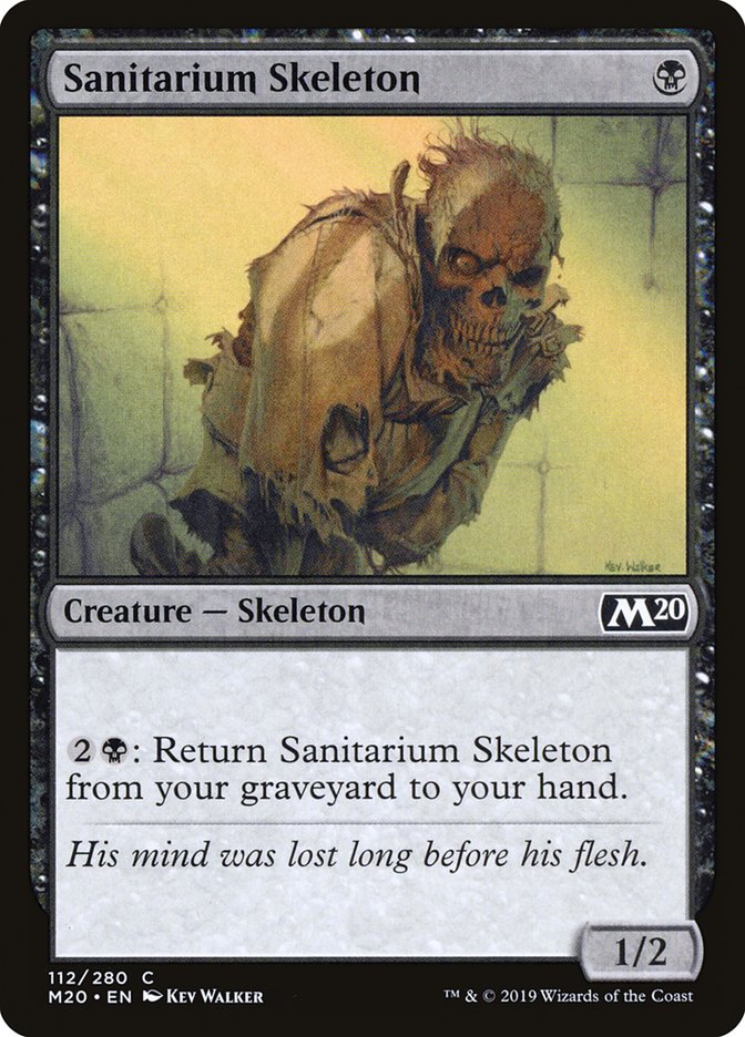 Sanitarium Skeleton [Core Set 2020] | The Clever Kobold