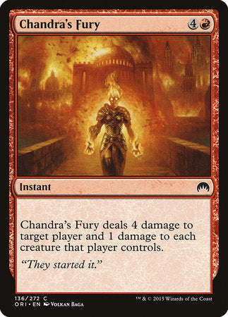 Chandra's Fury [Magic Origins] | The Clever Kobold