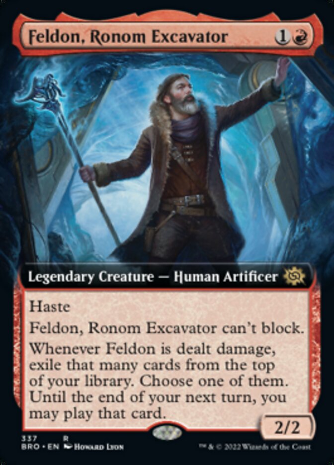 Feldon, Ronom Excavator (Extended Art) [The Brothers' War] | The Clever Kobold