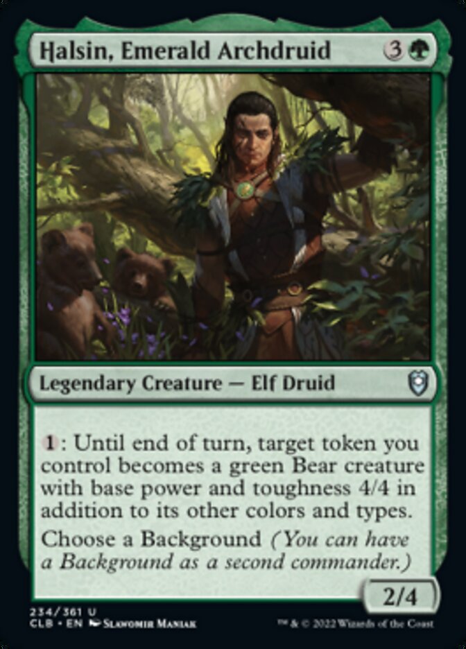 Halsin, Emerald Archdruid [Commander Legends: Battle for Baldur's Gate] | The Clever Kobold