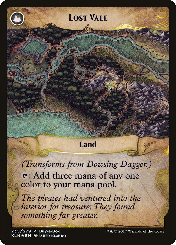 Dowsing Dagger // Lost Vale (Buy-A-Box) [Ixalan Treasure Chest] | The Clever Kobold