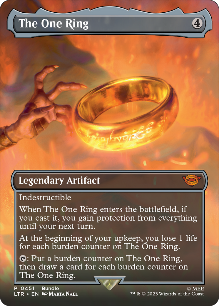 The One Ring (Borderless Alternate Art) [The Lord of the Rings: Tales of Middle-Earth] | The Clever Kobold