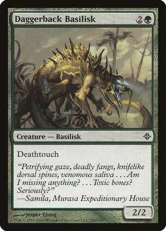 Daggerback Basilisk [Rise of the Eldrazi] | The Clever Kobold