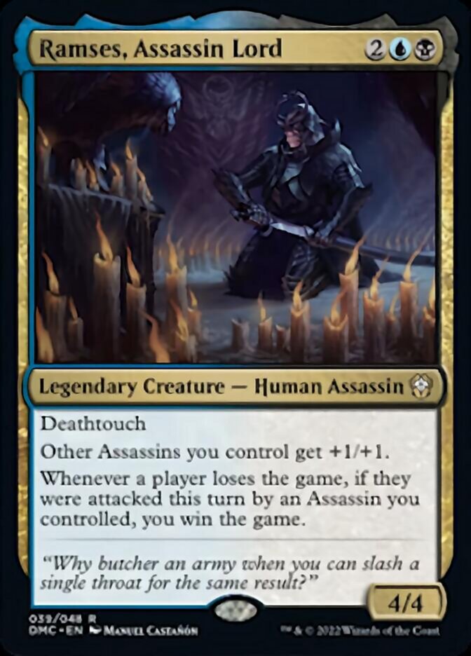 Ramses, Assassin Lord [Dominaria United Commander] | The Clever Kobold