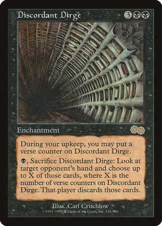 Discordant Dirge [Urza's Saga] | The Clever Kobold