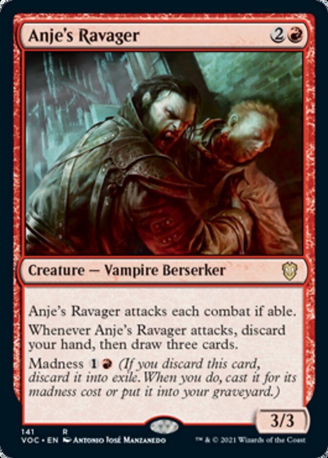 Anje's Ravager [Innistrad: Crimson Vow Commander] | The Clever Kobold