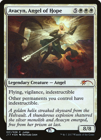 Avacyn, Angel of Hope [Judge Gift Cards 2017] | The Clever Kobold