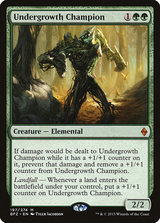 Undergrowth Champion [Battle for Zendikar] | The Clever Kobold